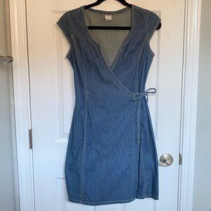 Old Navy Denim Wrap Dress
